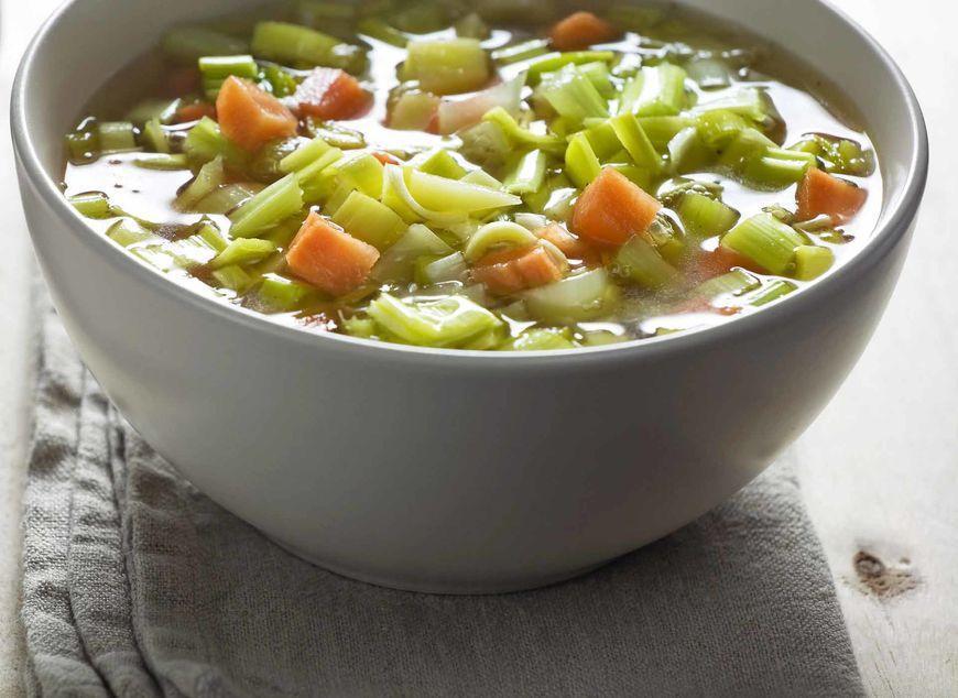 polévka s řapíkatým celerem